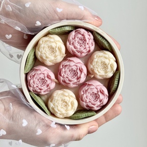 Gyertya Virágoskert - otthon & életmód - gyertya, illat, aroma - gyertya - Meska.hu