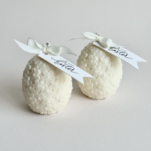 Húsvéti tojás gyertya, Ünnepi díszek, dekorációk, Húsvéti díszek és dekorációk, Húsvéti tojás, hímestojás, Gyertya-, mécseskészítés, MESKA