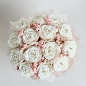 Gyertya Virág Box - esküvő - emlék & ajándék - köszönőajándék - Meska.hu