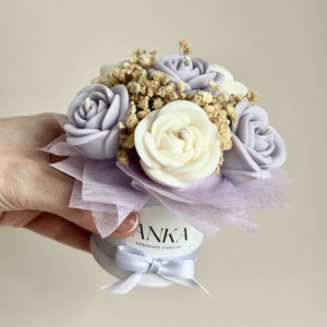 Gyertya Virág Box  - otthon & életmód - gyertya, illat, aroma - gyertya - Meska.hu