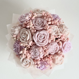 Gyertya Virág Box - esküvő - emlék & ajándék - köszönőajándék - Meska.hu