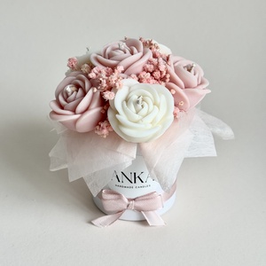 Gyertya Virág Box  - Meska.hu