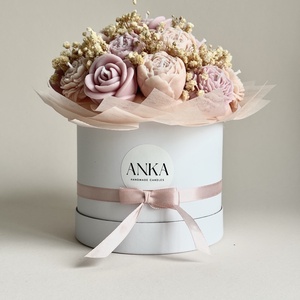 Gyertya Virág Box - esküvő - emlék & ajándék - köszönőajándék - Meska.hu