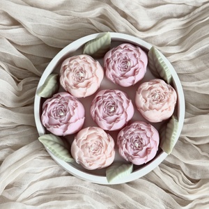 Gyertya Virágoskert - otthon & életmód - gyertya, illat, aroma - gyertya - Meska.hu