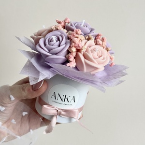 Gyertya Virág Box  - otthon & életmód - gyertya, illat, aroma - gyertya - Meska.hu