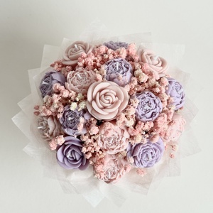 Gyertya Virág Box - otthon & életmód - virágdekoráció - virágok - virágbox - Meska.hu