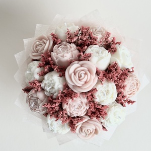 Gyertya Virág Box - otthon & életmód - virágdekoráció - virágok - virágbox - Meska.hu