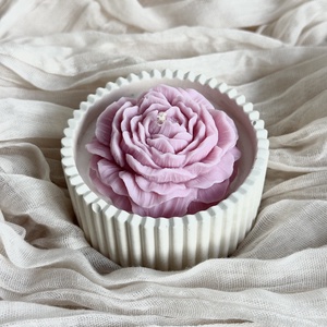 Gyertyatál - Kert Rózsa - Meska.hu