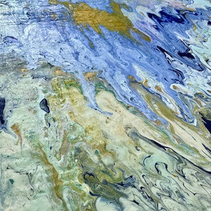 Absztrakt festmény / 40x40 - művészet - festmény - akril - Meska.hu