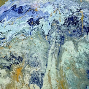 Absztrakt festmény / 40x40, Művészet, Festmény, Akril, Festészet, MESKA
