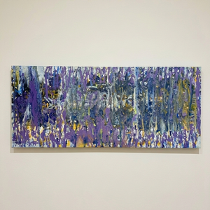 Absztrakt festmény / 30x80 - művészet - festmény - akril - Meska.hu