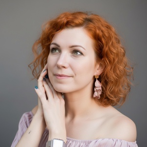 Velvet Symphony fülbevaló Bronz - esküvő - ékszer - fülbevaló - Meska.hu