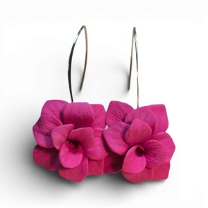 Velvet Poppy fülbevaló Pink - Meska.hu