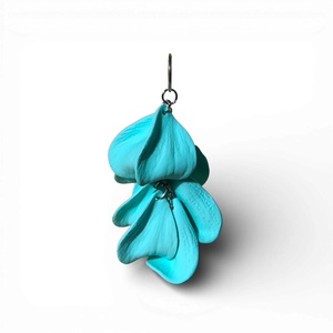 Velvet Symphony fülbevaló Pasztell Zöld - ékszer - fülbevaló - lógó fülbevaló - Meska.hu