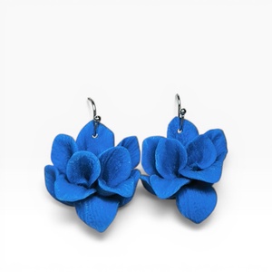 Animaris fülbevaló Óceánkék, Ékszer, Fülbevaló, Lógó fülbevaló, Ékszerkészítés, Gyurma, MESKA