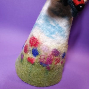 Tavasztündér Nemez Lámpás kiegészítőkkel - otthon & életmód - dekoráció - asztal és polc dekoráció - asztaldísz - Meska.hu