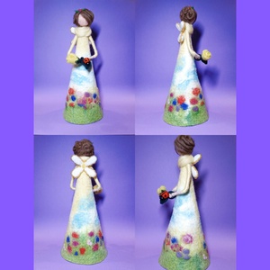 Tavasztündér Nemez Lámpás kiegészítőkkel - otthon & életmód - dekoráció - asztal és polc dekoráció - asztaldísz - Meska.hu