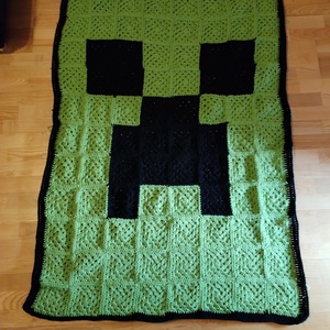 Minecraft (creeper) takaró - Meska.hu