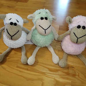 Horgolt bárány, Játék & Sport, Plüssállat & Játékfigura, Plüss bárány, , MESKA