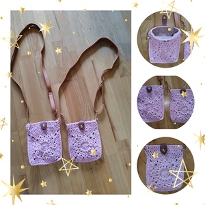 Horgolt crossbody táska - Meska.hu