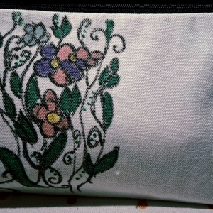 Virágálom  kézzel díszített neszesszer, Táska & Tok, Neszesszer, , MESKA