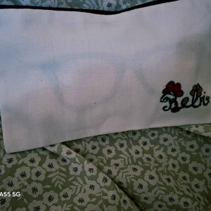 Virágálom  kézzel díszített neszesszer - táska & tok - neszesszer - Meska.hu