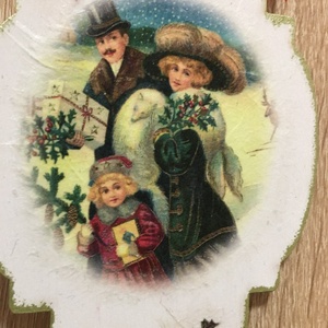 Karácsonyi ajtódísz - karácsony - karácsonyi lakásdekoráció - karácsonyi ajtódíszek - Meska.hu