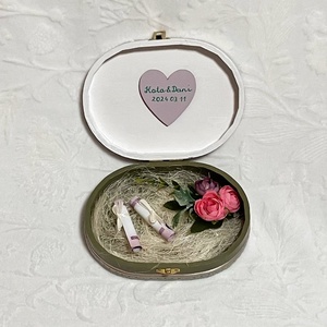 Pénzátadó - ajándékátadó doboz esküvőre - virágos belső díszítéssel - esküvő - emlék & ajándék - nászajándék - esküvői pénzátadó doboz - Meska.hu