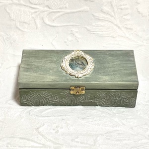 Antik hatású pénzátadó / ajándékátadó doboz esküvőre - nászajándék - esküvő - emlék & ajándék - nászajándék - esküvői pénzátadó doboz - Meska.hu