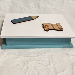 Ballagási könyv alakú ajándékátadó doboz - otthon & életmód - papír, írószer - ajándékozás kellékei - pénzátadó doboz - Meska.hu