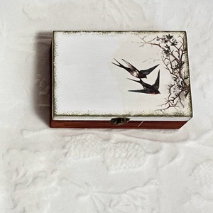 Madaras pénzátadó doboz - esküvő - emlék & ajándék - nászajándék - esküvői pénzátadó doboz - Meska.hu