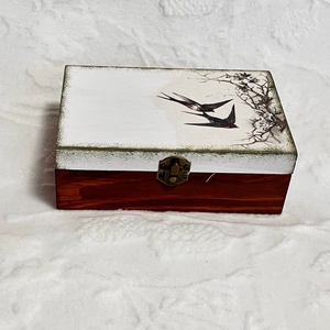 Madaras pénzátadó doboz - esküvő - emlék & ajándék - nászajándék - esküvői pénzátadó doboz - Meska.hu