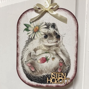 Tavaszi ajtódísz -  ajtókopogtató - ünnepi díszek, dekorációk - húsvéti díszek és dekorációk - húsvéti ajtódísz, kopogtató - Meska.hu