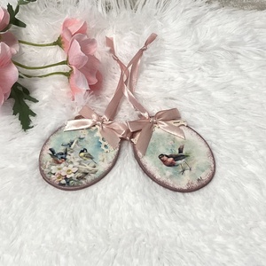 Húsvéti tojás madaras mintával tojásfára  - otthon & életmód - dekoráció - fali és függő dekoráció - függődísz - Meska.hu