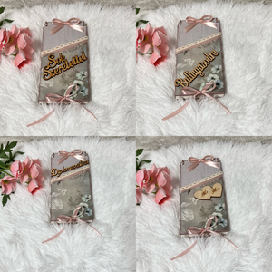  Virágos pénzátadó doboz esküvőre, ballagásra, diplomaosztóra- nászajándék - esküvő - emlék & ajándék - nászajándék - esküvői pénzátadó doboz - Meska.hu