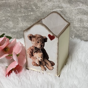 Macis tolltartó- fa ceruzatartó - otthon & életmód - papír, írószer - tolltartó & ceruzatekercs - Meska.hu