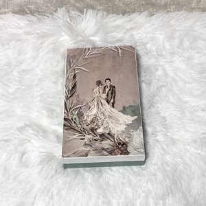 Pénzátadó doboz ifjú párral esküvőre - nászajándék - Meska.hu