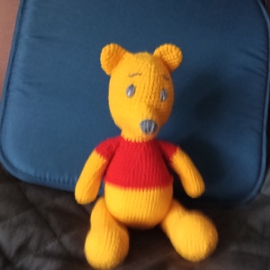 Horgolt Micimackó amigurumi plüssfigura - játék & sport - plüssállat & játékfigura - maci - Meska.hu
