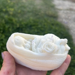 Pólyás baba - otthon & életmód - gyertya, illat, aroma - gyertya - Meska.hu