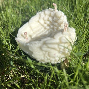 Angyalszárny szív gyertya  - otthon & életmód - gyertya, illat, aroma - gyertya - Meska.hu