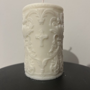 A remény lángjakereszt mintás szójagyertya , Otthon & Életmód, Vallás, Temetkezési tárgy, Temetői gyertyák, mécsesek, Gyertya-, mécseskészítés, MESKA