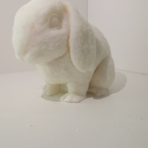 Nyuszika szójagyertya - Meska.hu