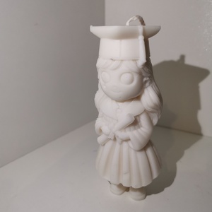 Ballagó kislány gyertya , Otthon & Életmód, Gyertya, illat, aroma, Gyertya, Gyertya-, mécseskészítés, MESKA