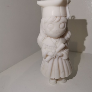 Ballagó kislány gyertya  - otthon & életmód - gyertya, illat, aroma - gyertya - Meska.hu