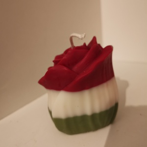 Rózsa szójaviasz gyertya  - otthon & életmód - gyertya, illat, aroma - gyertya - Meska.hu