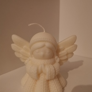 Imádkozó angyal szójaviasz gyertya - Meska.hu