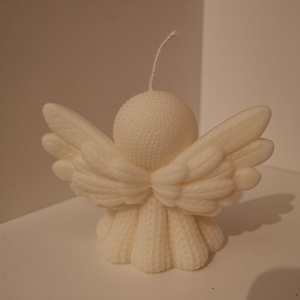 Imádkozó angyal szójaviasz gyertya - kellékek & szerszámok - dekorációs kellékek - dekorációs gyertya - Meska.hu