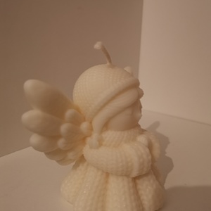 Imádkozó angyal szójaviasz gyertya - kellékek & szerszámok - dekorációs kellékek - dekorációs gyertya - Meska.hu