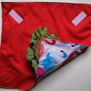 Nowaste szalvéta és tüll bevásárló zsák szettben - táska & tok - bevásárlás & shopper táska - zöldség/gyümölcs zsák - Meska.hu