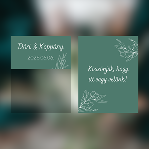 Esküvői köszönőajándék virágmag - Meska.hu